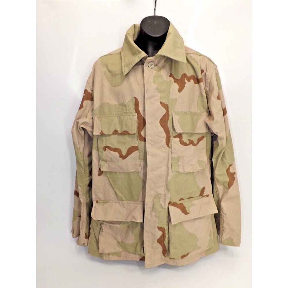 America Apparel Military Combat BDU Fatigue Desert Camo Shirt -Men's Small Reg.